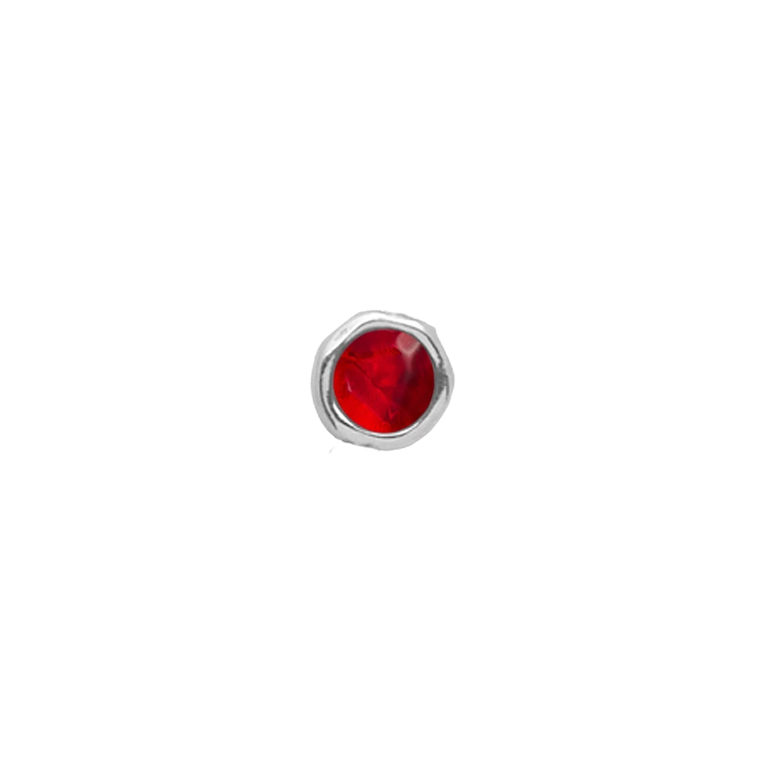 Made Mine Initials & Birthstone Necklace (Silver) - Image 13