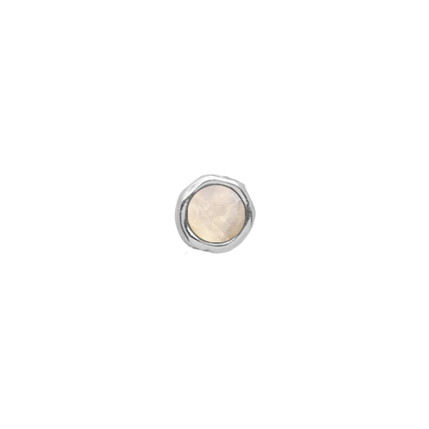 Made Mine Initials & Birthstone Necklace (Silver) - Image 16