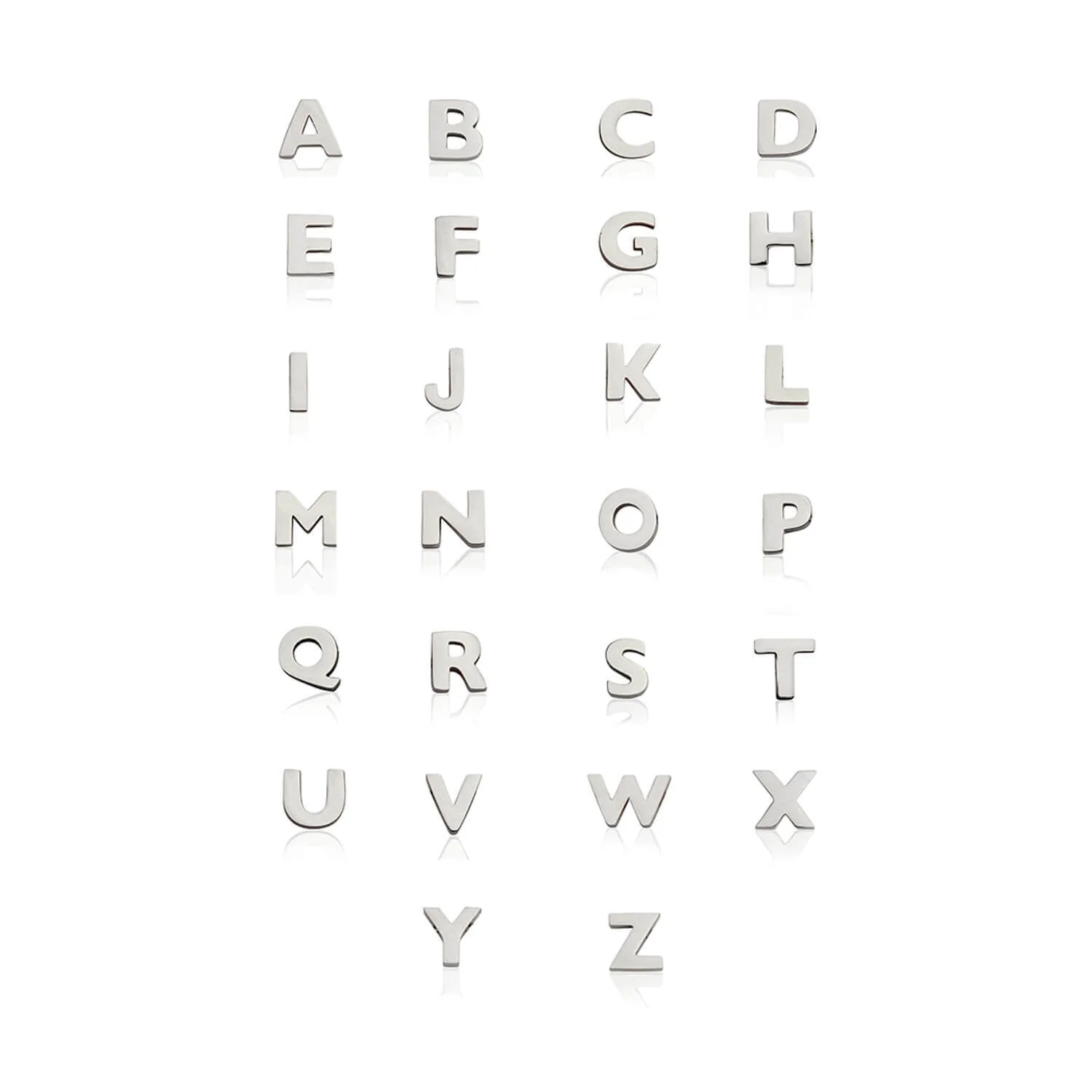 Made Mine Initials & Birthstone Necklace (Silver) - Image 43
