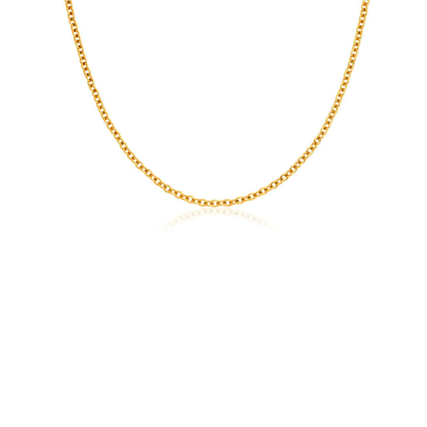 Layering Fine Chain Necklace (Gold) - Image 2