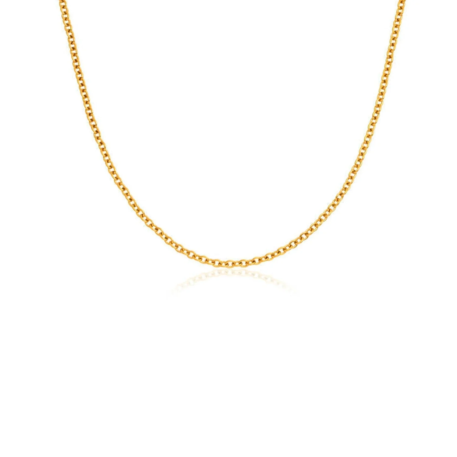 Layering Fine Chain Necklace (Gold) - Image 3