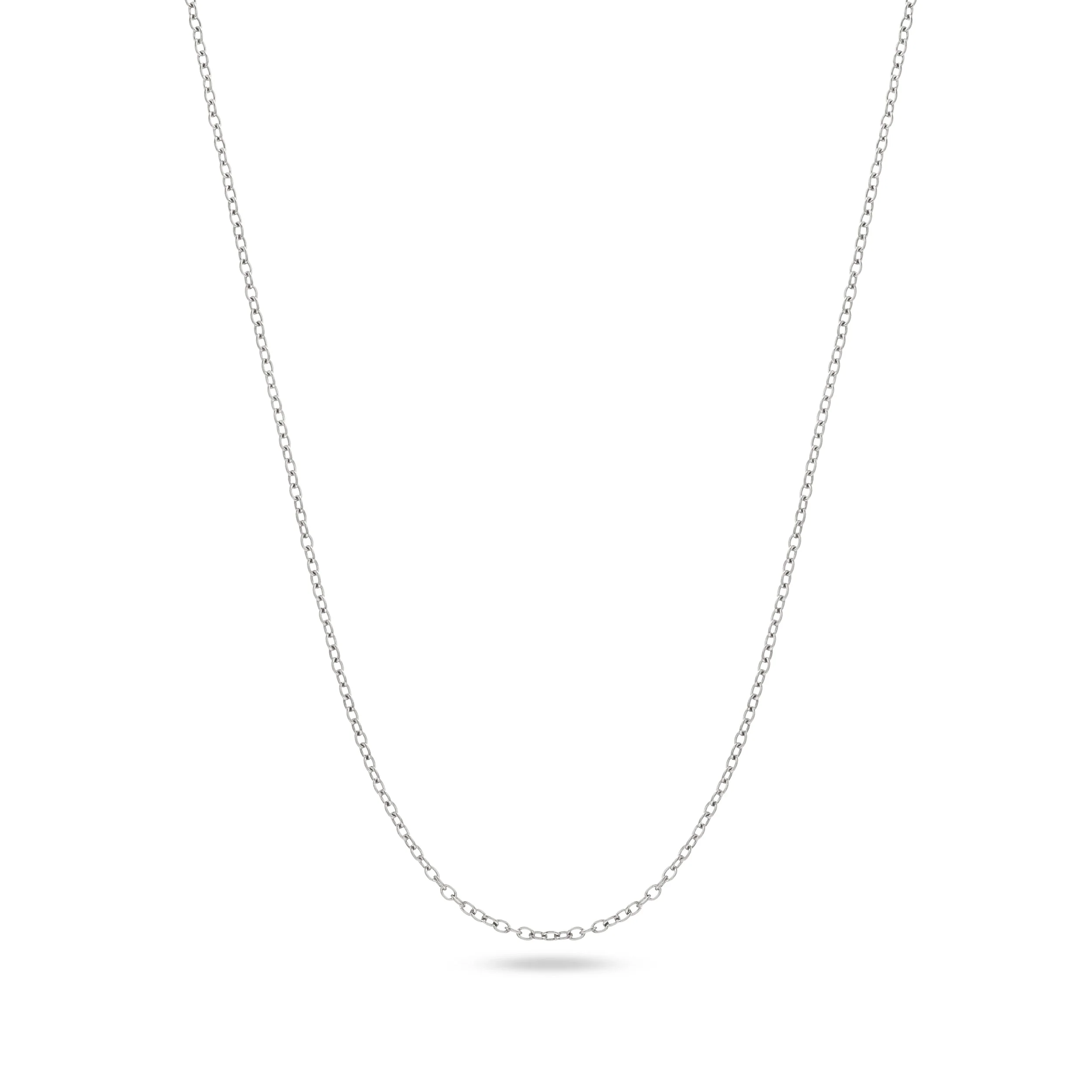 Layering Mini Me Fine Chain Necklace (Silver)