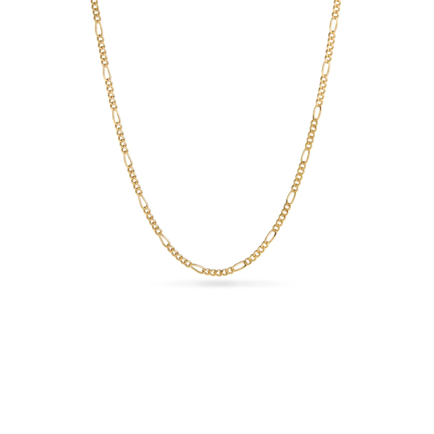 Layering Small Figaro Chain Necklace (Gold) - Image 2