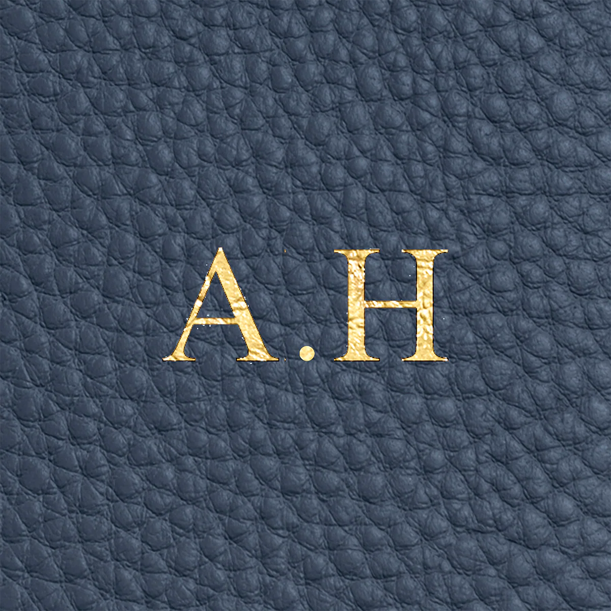 Leather Luggage Tag (Navy) - Image 8
