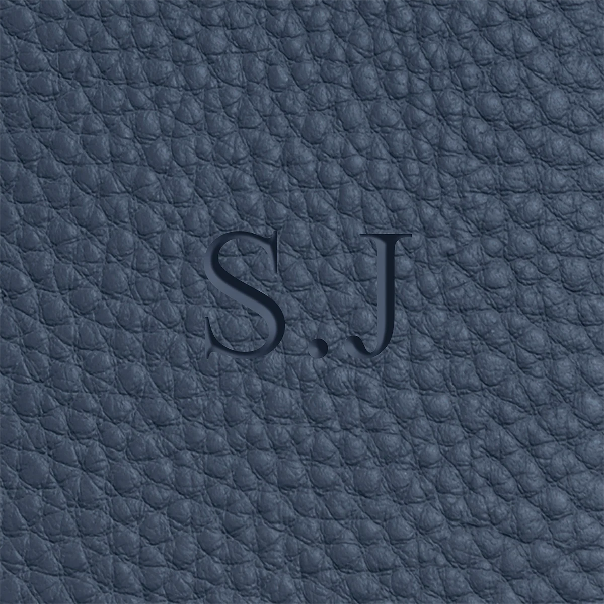 Leather Luggage Tag (Navy) - Image 9