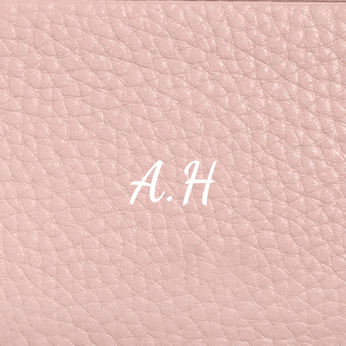 Leather Clutch Pouch (Blush) - Image 12