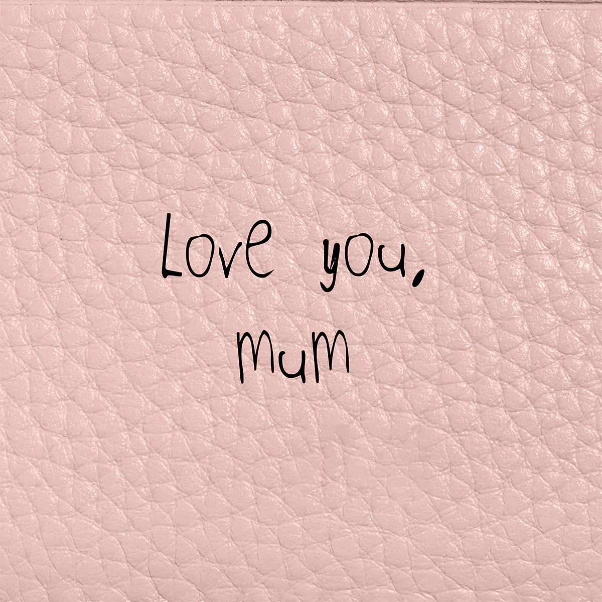 Leather Clutch Pouch (Blush) - Image 9