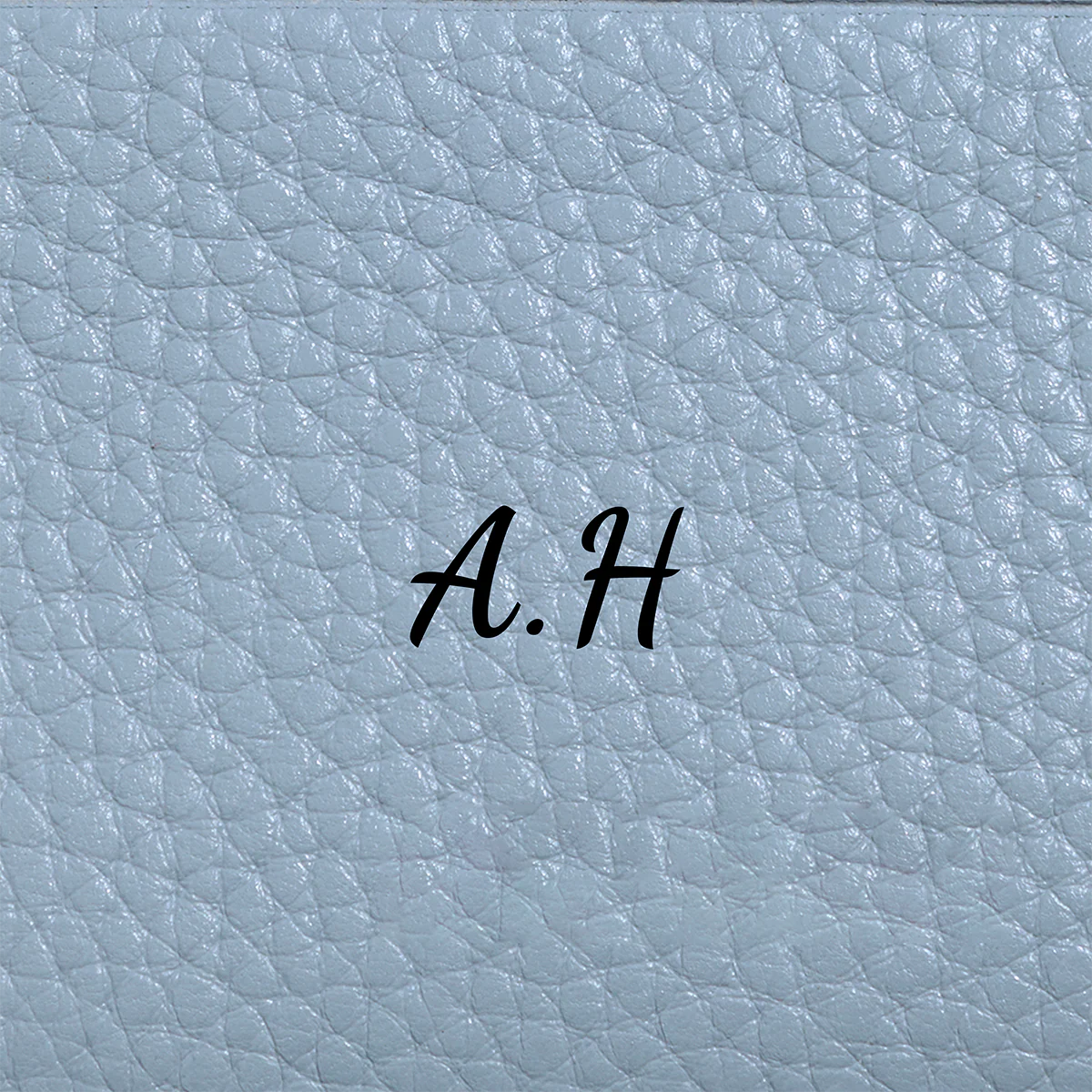 Leather Card Holder (Powder Blue) - Image 11