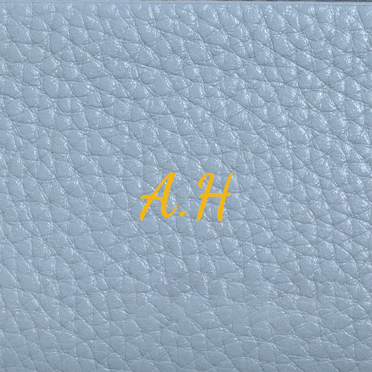 Leather Card Holder (Powder Blue) - Image 12