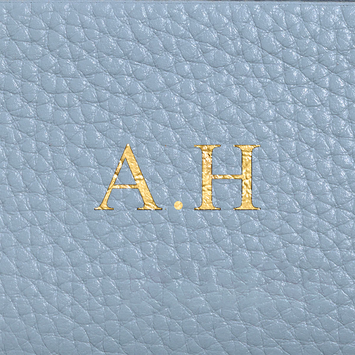 Leather Card Holder (Powder Blue) - Image 7