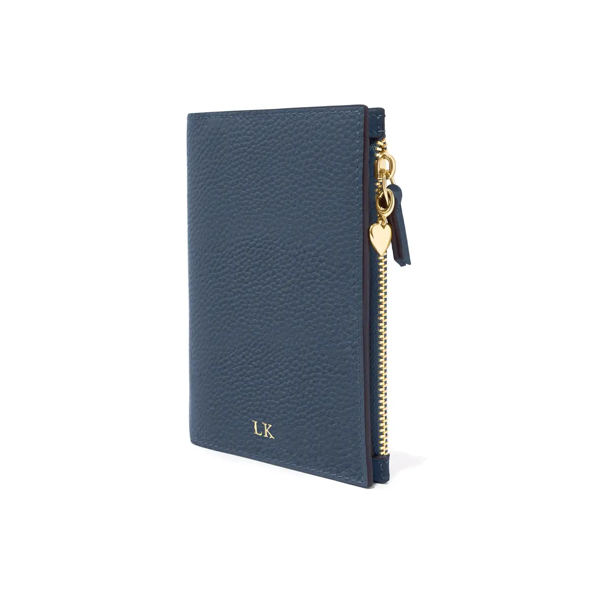 Leather Passport Holder (Navy) - Image 8