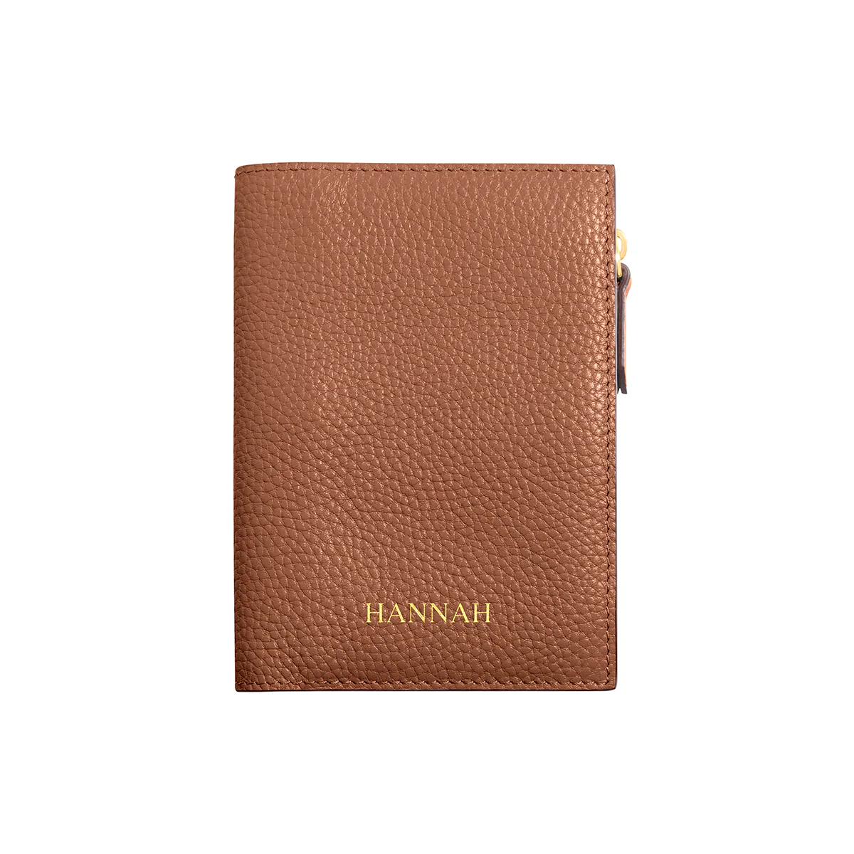 Leather Passport Holder (Tan) - Image 3