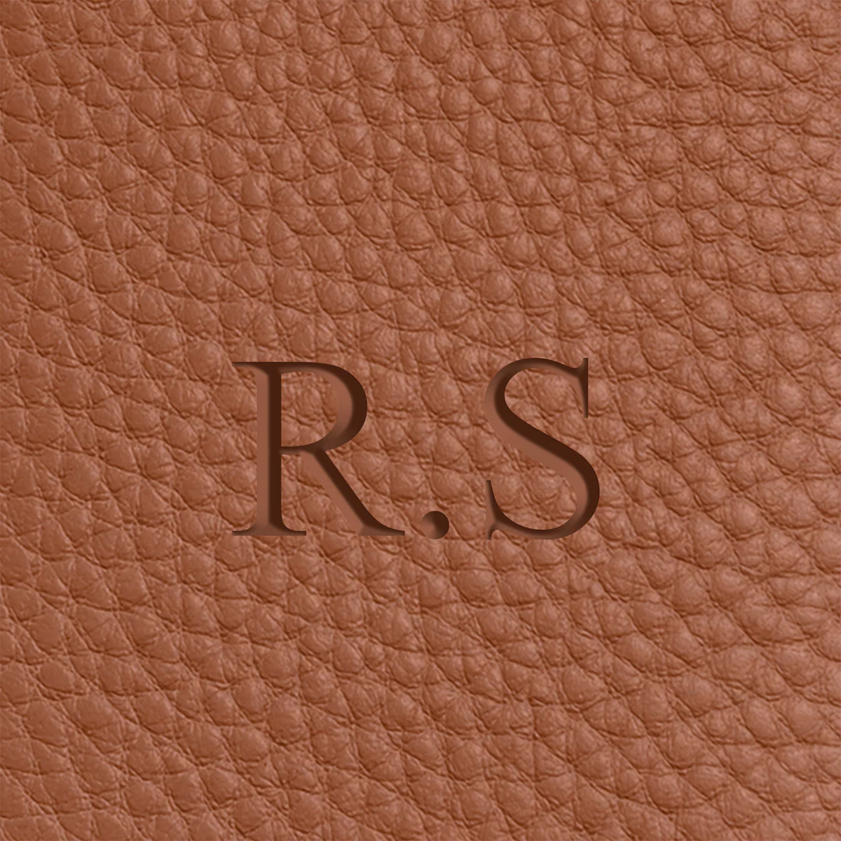 Leather Shell Pouch Keyring (Tan) - Image 8