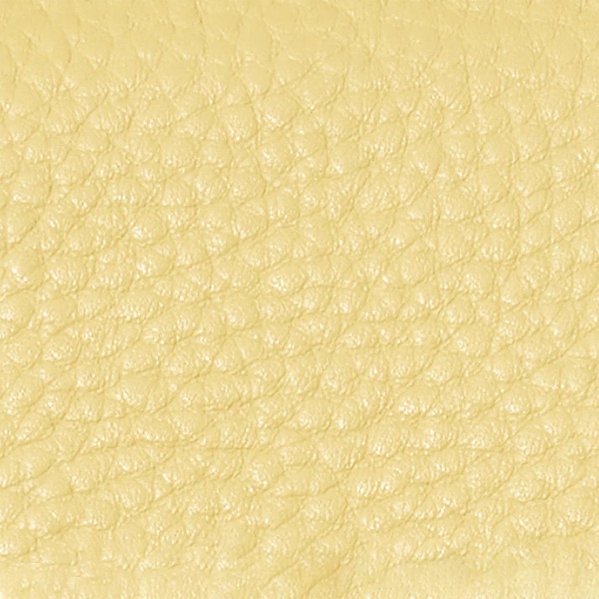Leather Sun Keyring (Butter Yellow) - Image 2