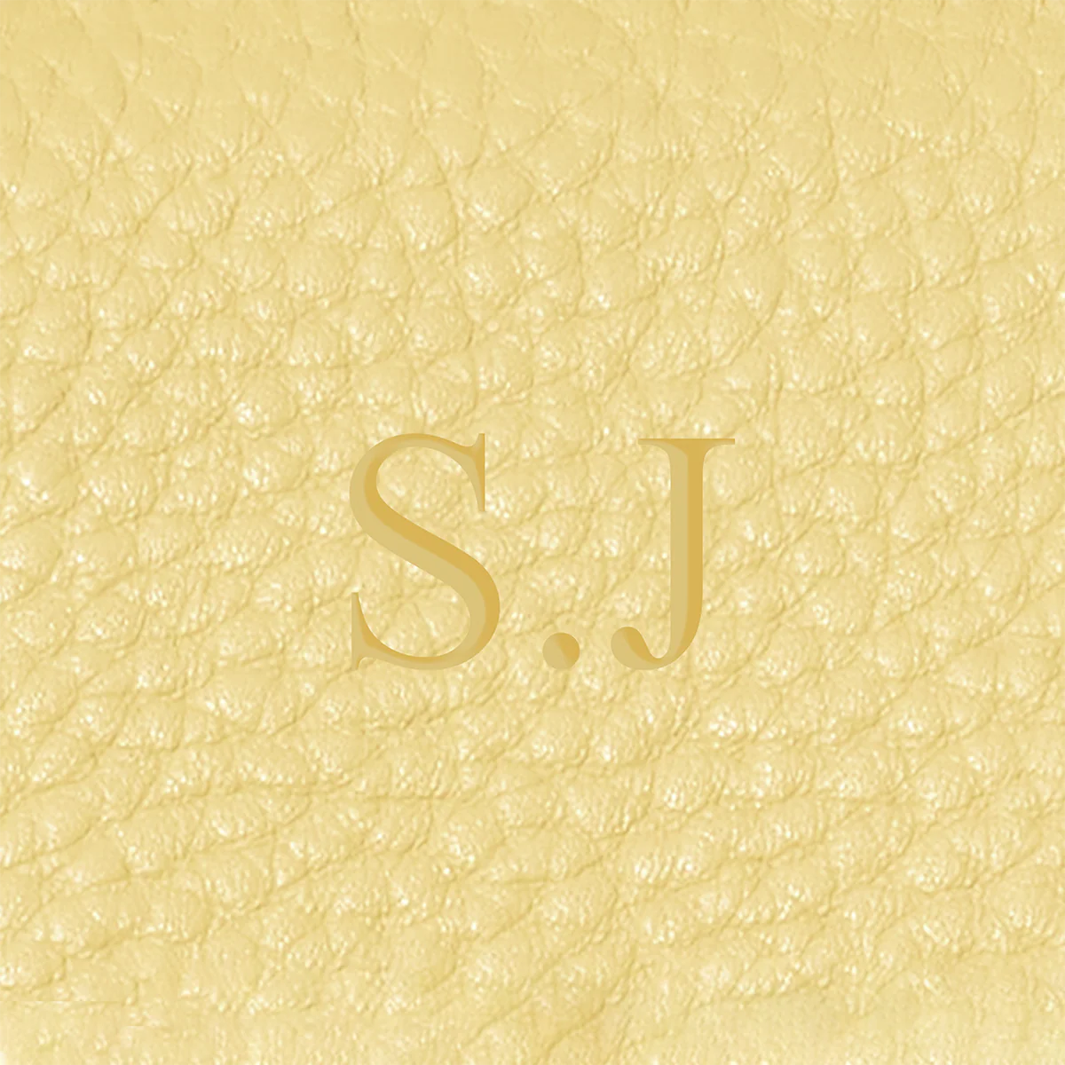 Leather Sun Keyring (Butter Yellow) - Image 4