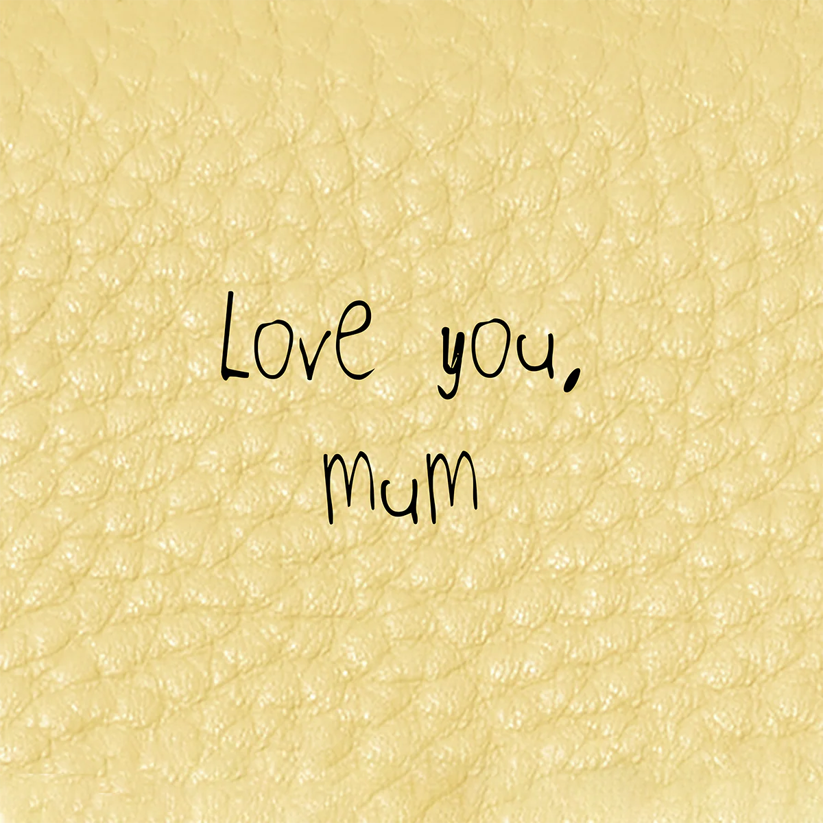 Leather Sun Keyring (Butter Yellow) - Image 5