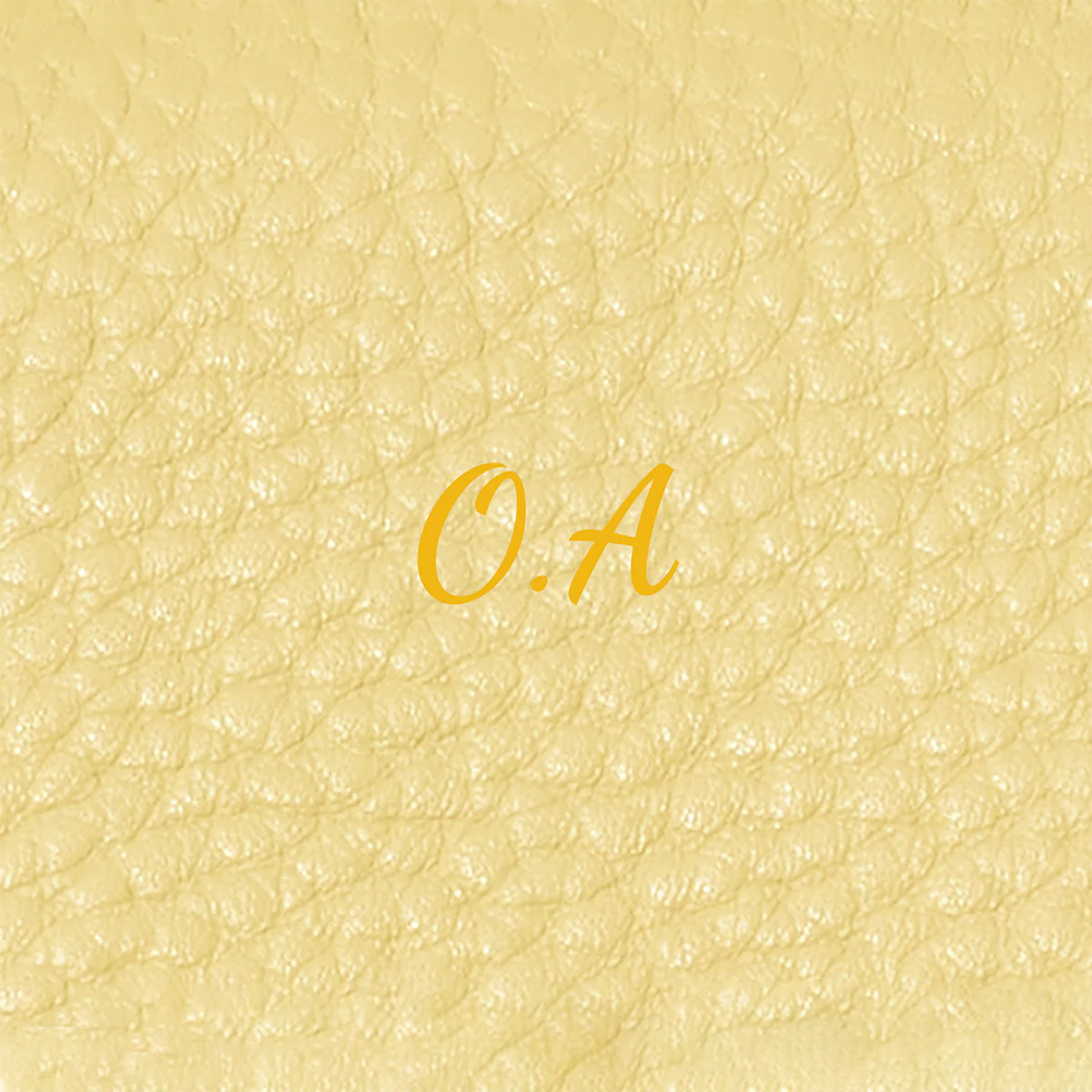 Leather Sun Keyring (Butter Yellow) - Image 6