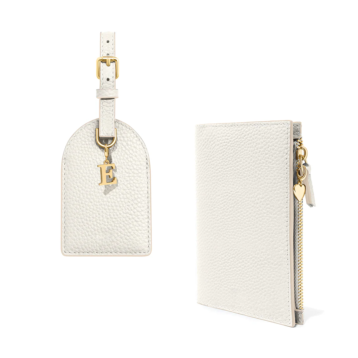 Leather Travel Set (Ivory) - Image 3