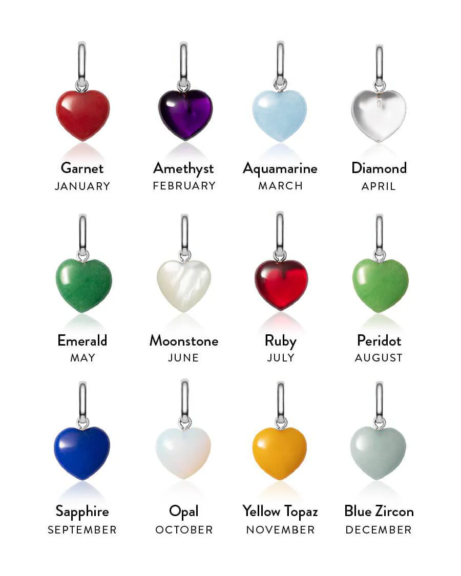 Letter & Birthstone Sphere Chain Layered Set (Silver) - Image 3