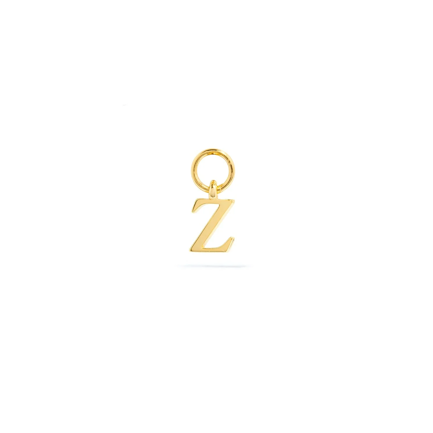 Stories Mini Initial Hoop Charm (Gold) - Image 26