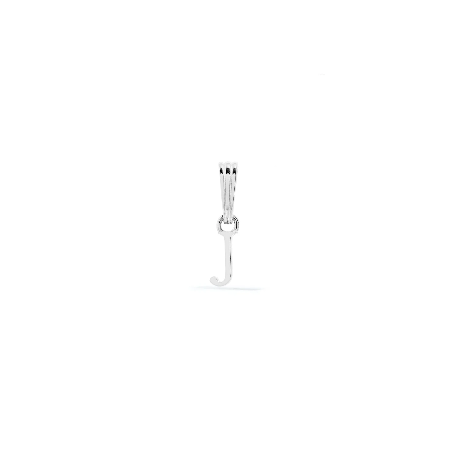 Sterling Silver Mini Initial Pendant (Silver) - Image 10