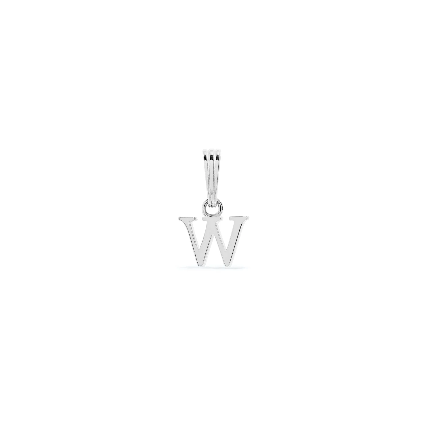 Sterling Silver Mini Initial Pendant (Silver) - Image 23