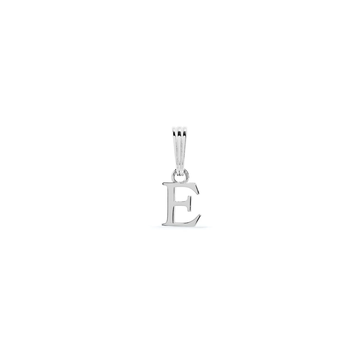 Sterling Silver Mini Initial Pendant (Silver) - Image 5