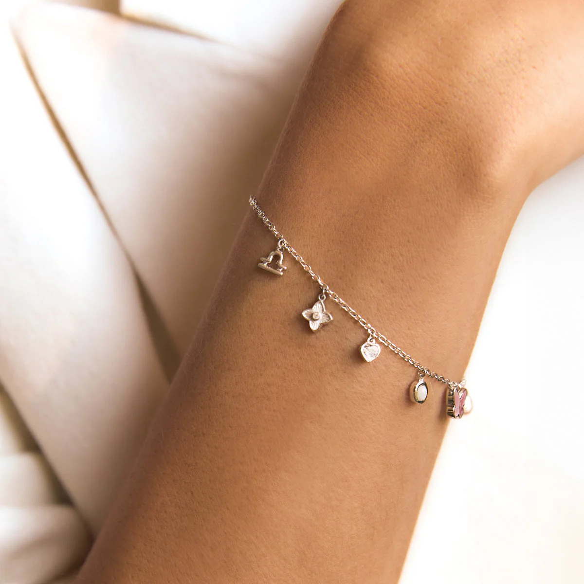 Made Mine Fine Charm Bracelet (Silver) - Image 4