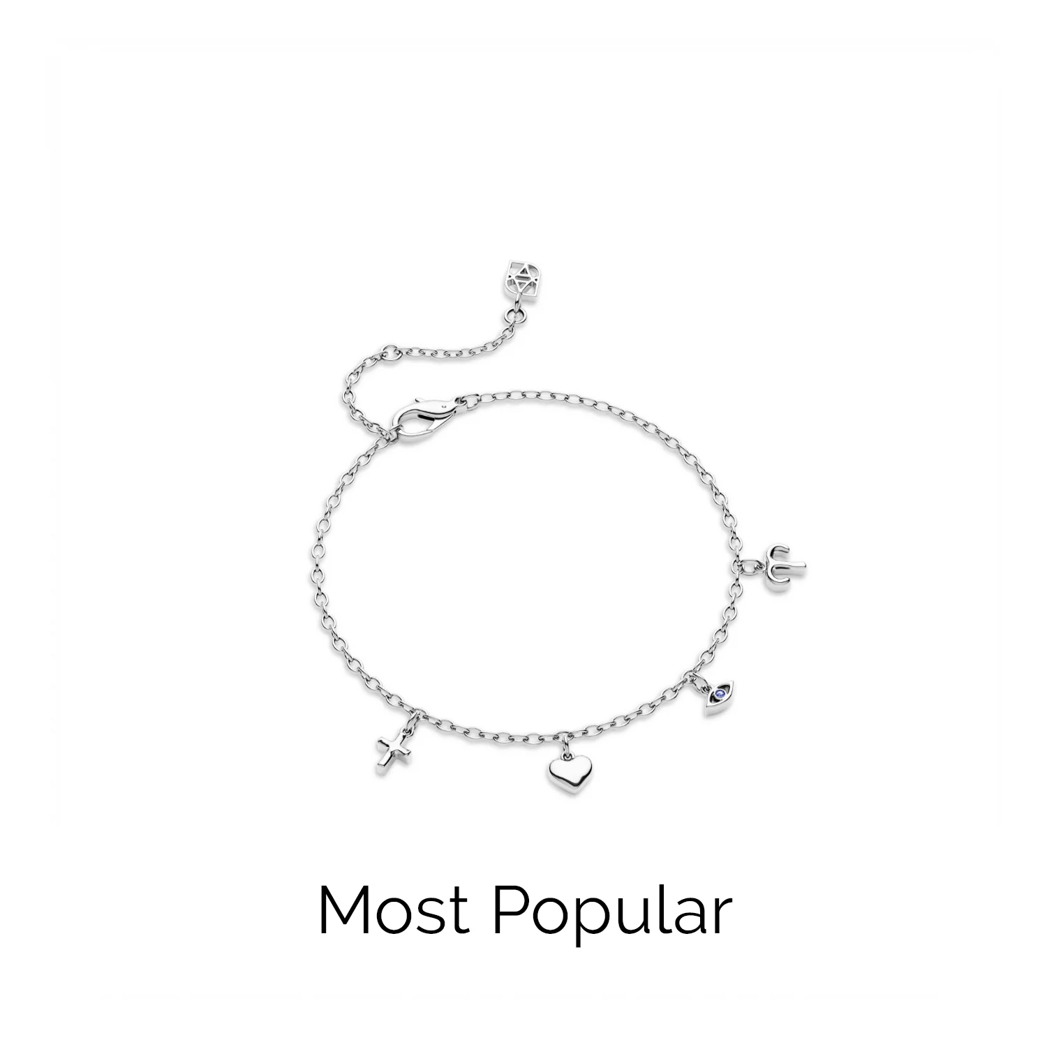 Made Mine Fine Charm Bracelet (Silver) - Image 8