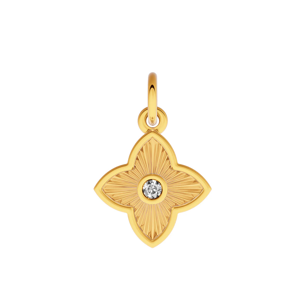 Made Mine Fine Charm - Flower (Gold) - Image 3