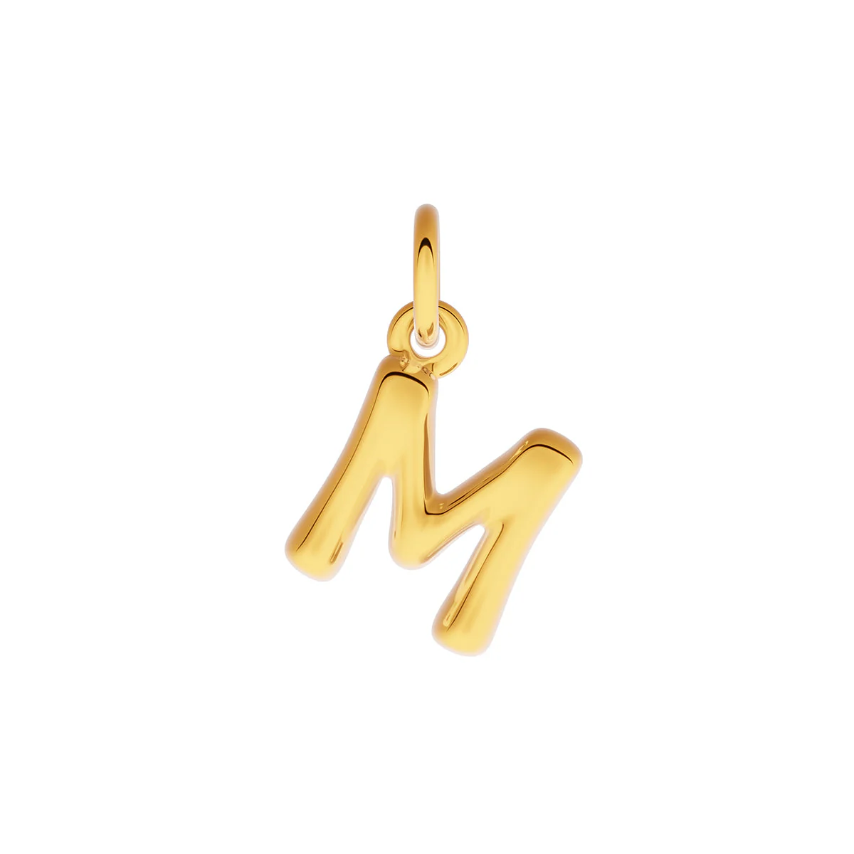 Made Mine Fine Charm - Molten Initial (Gold) - Image 15