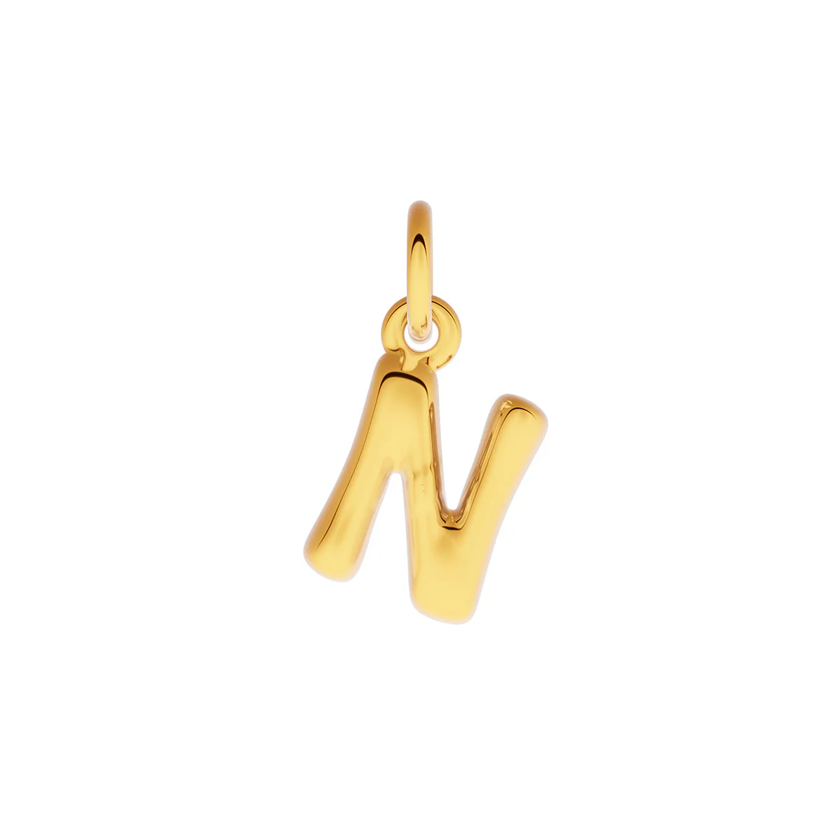 Made Mine Fine Charm - Molten Initial (Gold) - Image 16