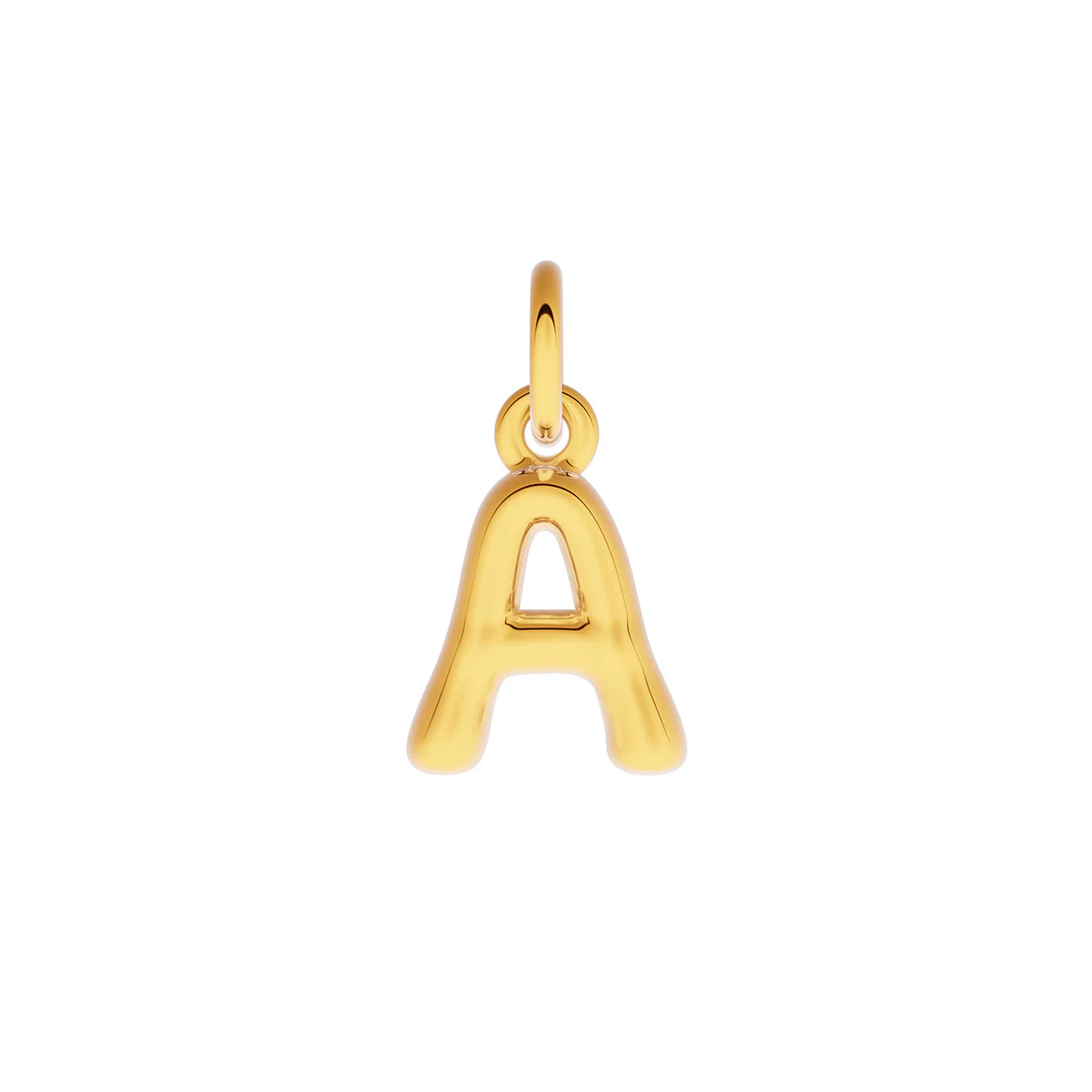 Made Mine Fine Charm - Molten Initial (Gold) - Image 3