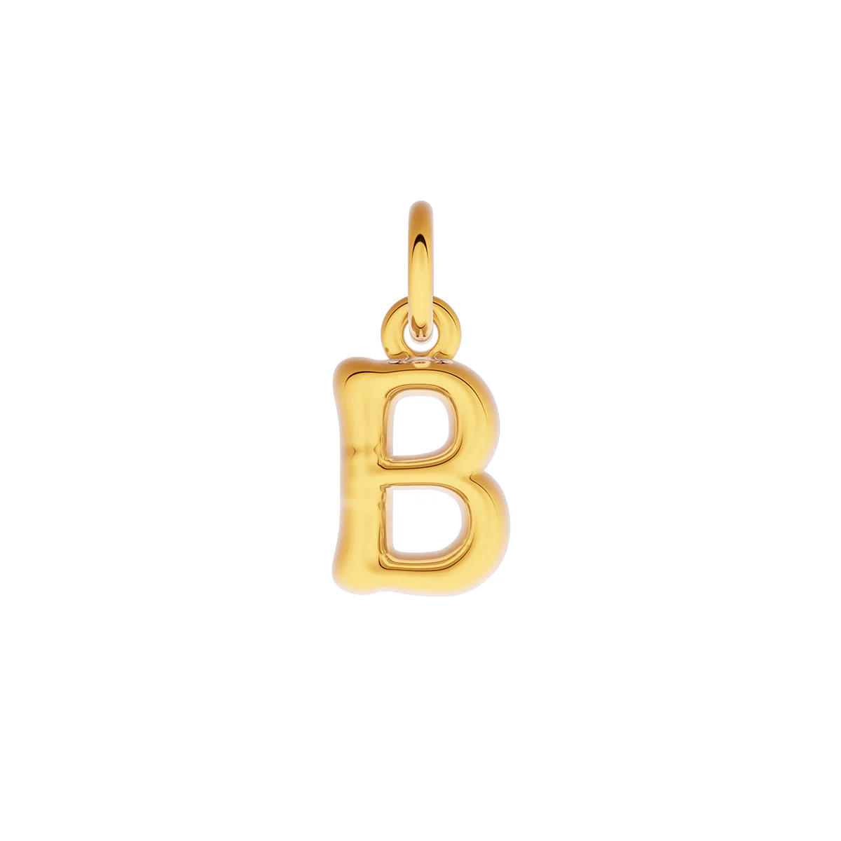 Made Mine Fine Charm - Molten Initial (Gold) - Image 4