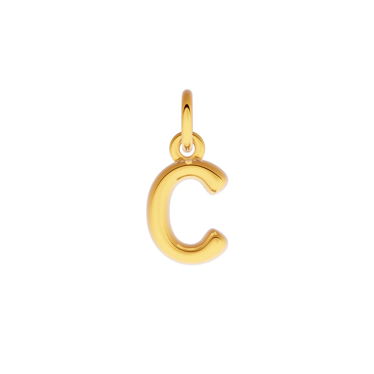 Made Mine Fine Charm - Molten Initial (Gold) - Image 5