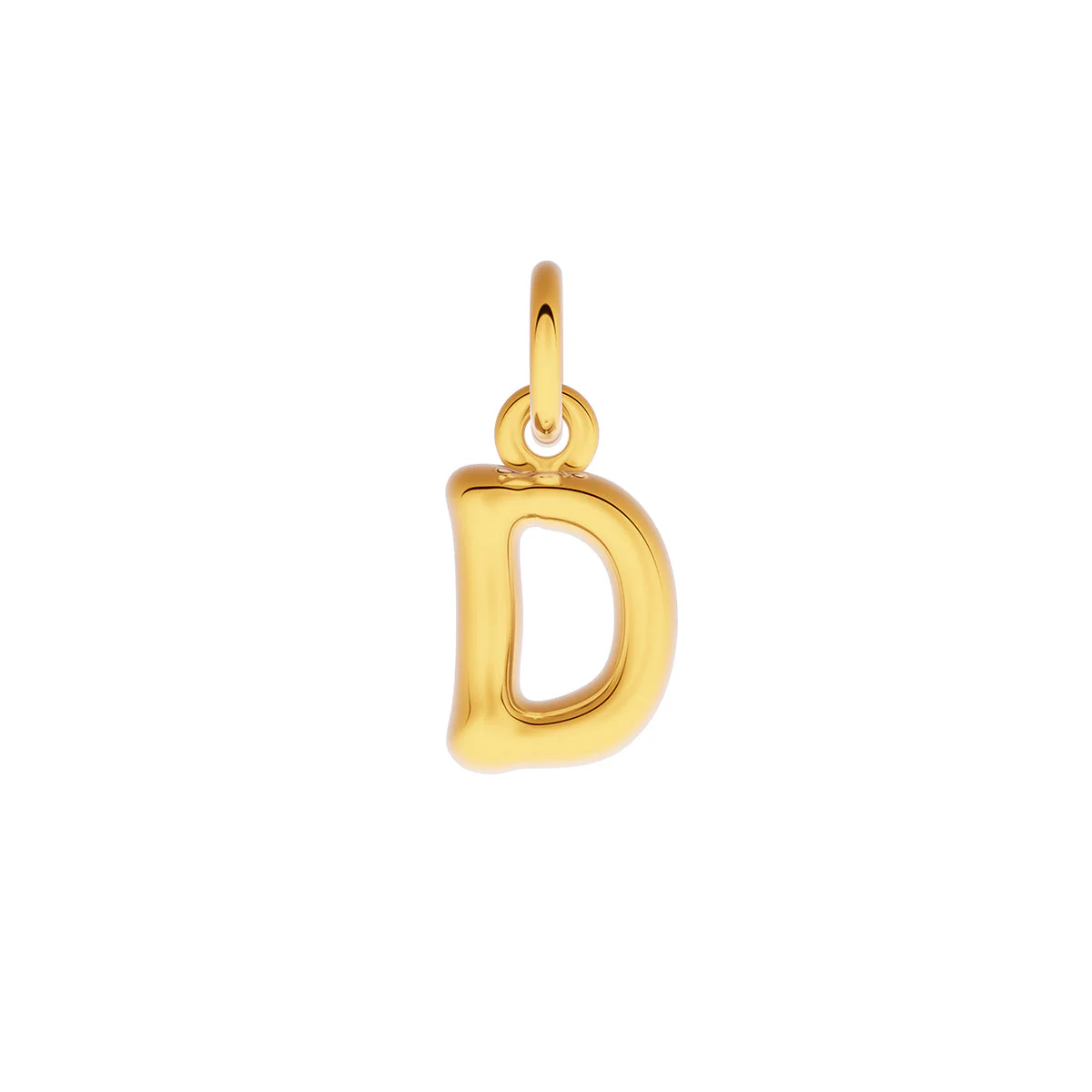Made Mine Fine Charm - Molten Initial (Gold) - Image 6