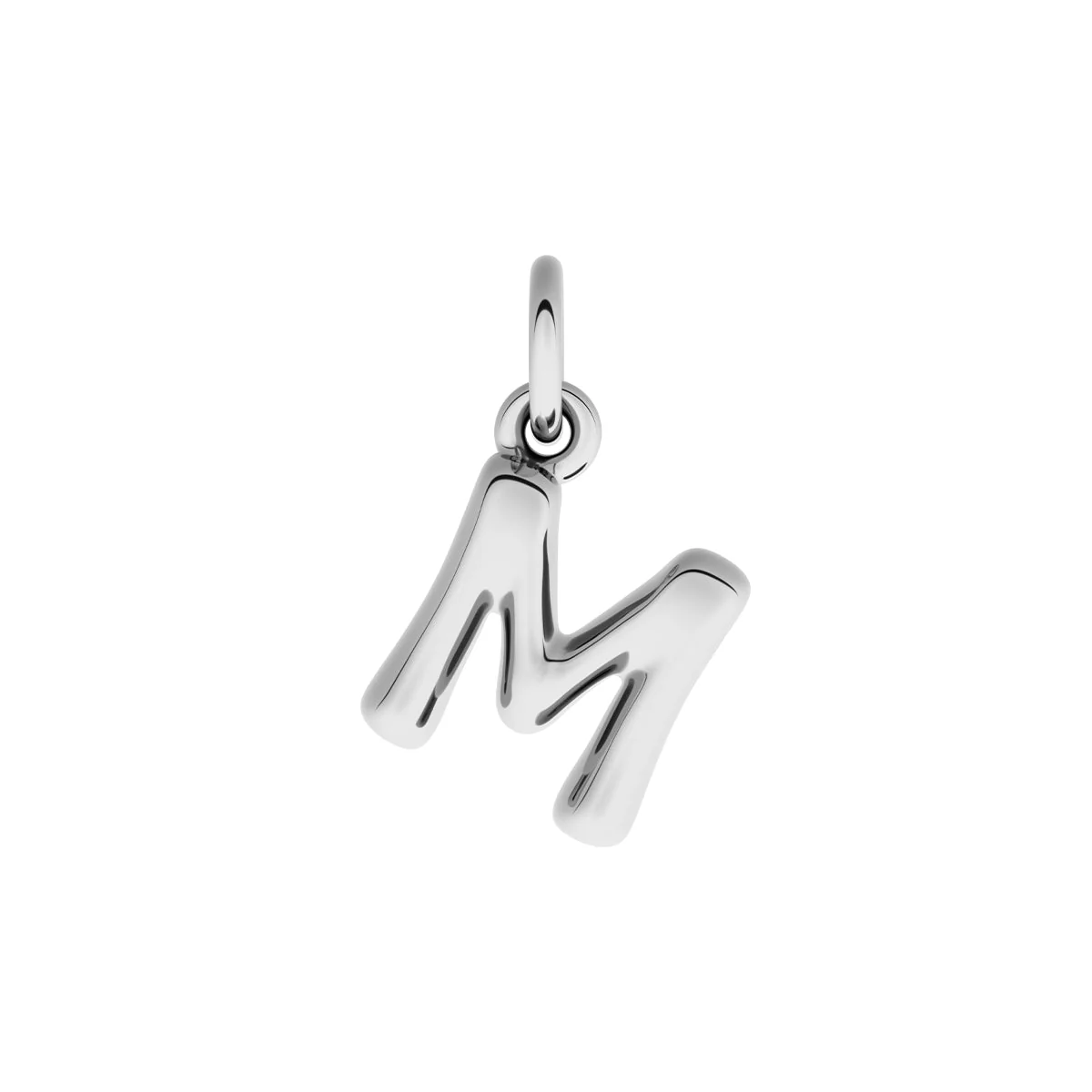 Made Mine Fine Charm - Molten Initial (Silver) - Image 16
