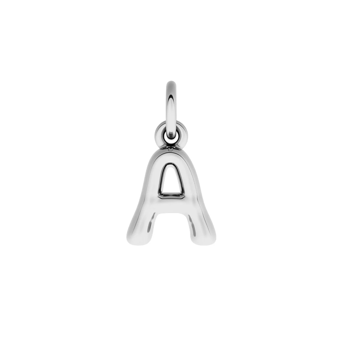 Made Mine Fine Charm - Molten Initial (Silver) - Image 2