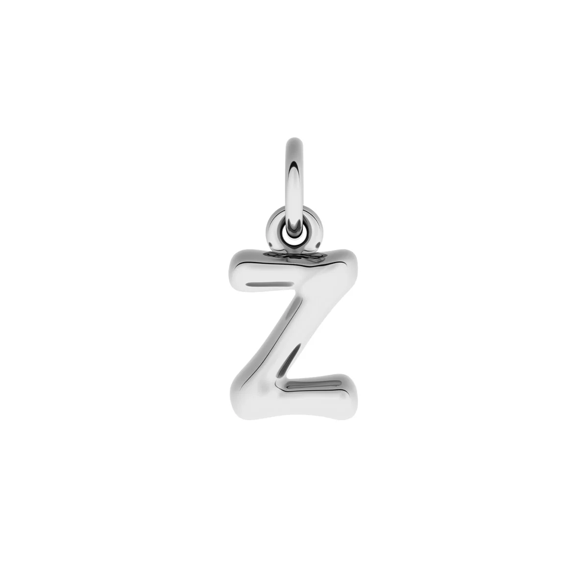 Made Mine Fine Charm - Molten Initial (Silver) - Image 3