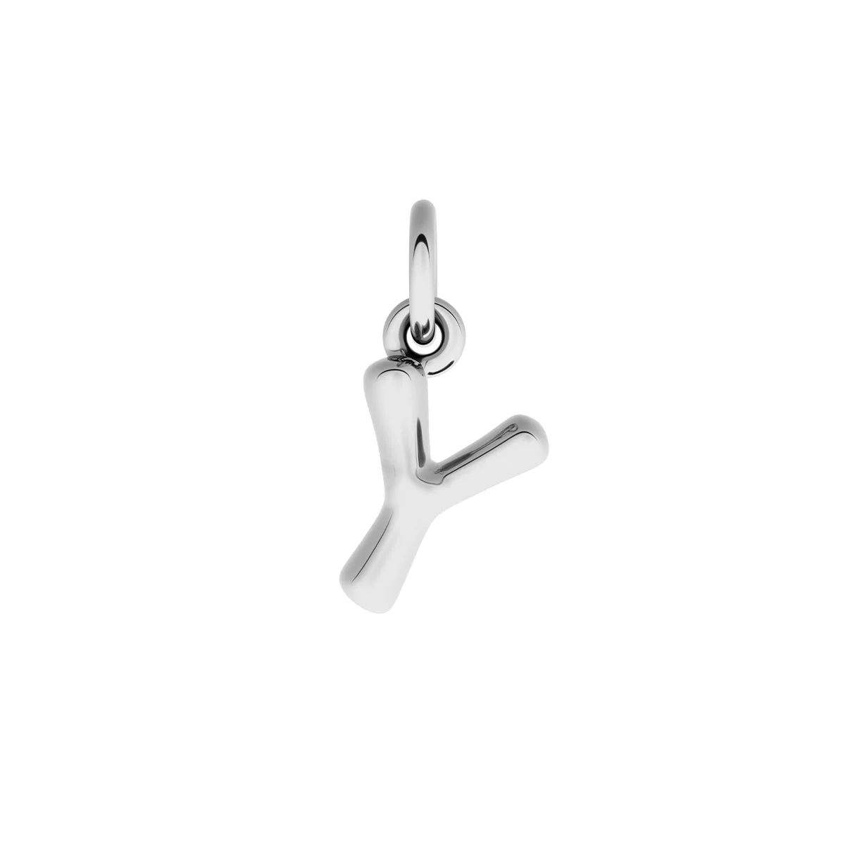 Made Mine Fine Charm - Molten Initial (Silver) - Image 4
