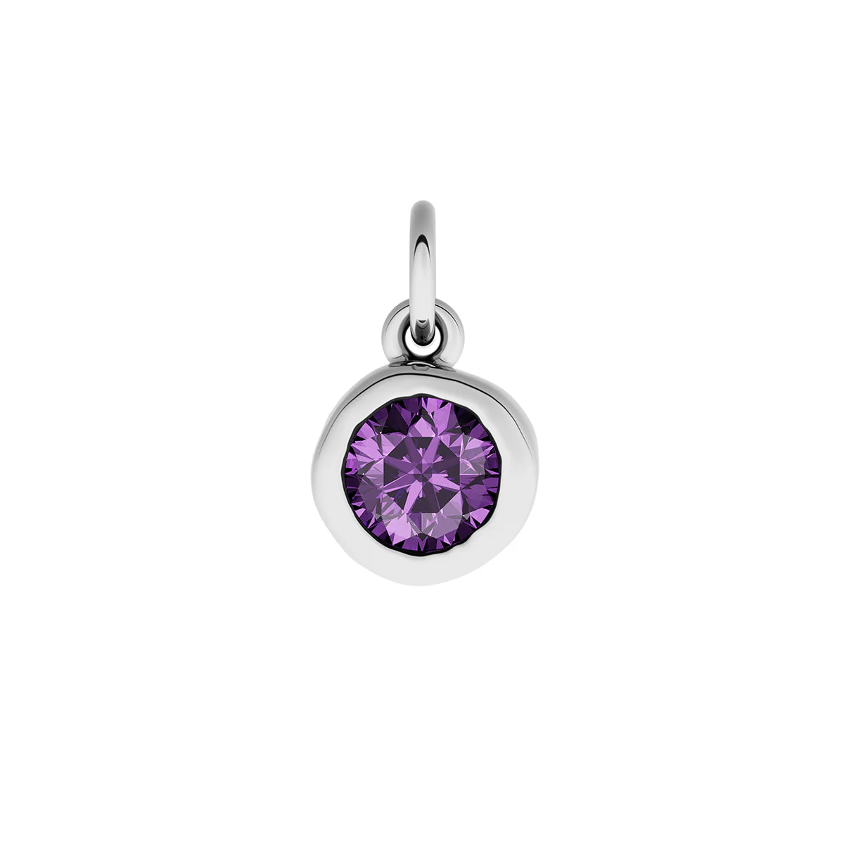 Made Mine Fine Charm - Molten Round Birthstone (Silver) - Image 7