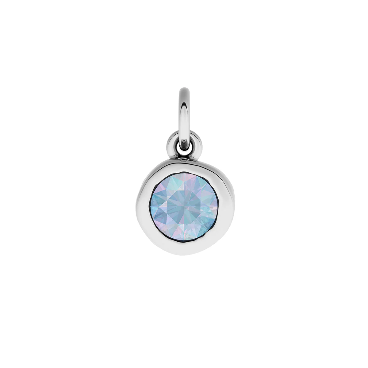 Made Mine Fine Charm - Molten Round Birthstone (Silver) - Image 8