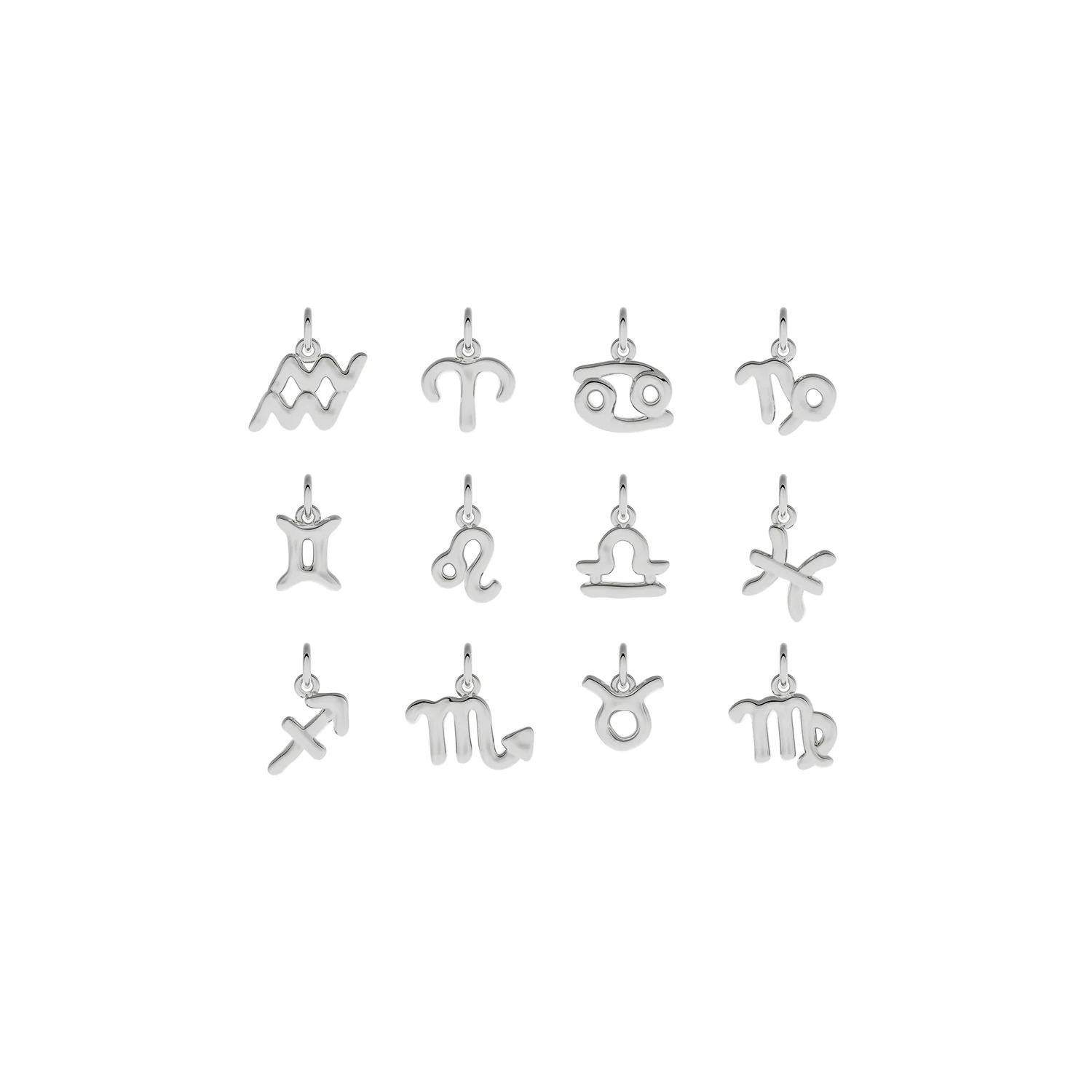 Made Mine Fine Charm - Molten Zodiac (Silver)