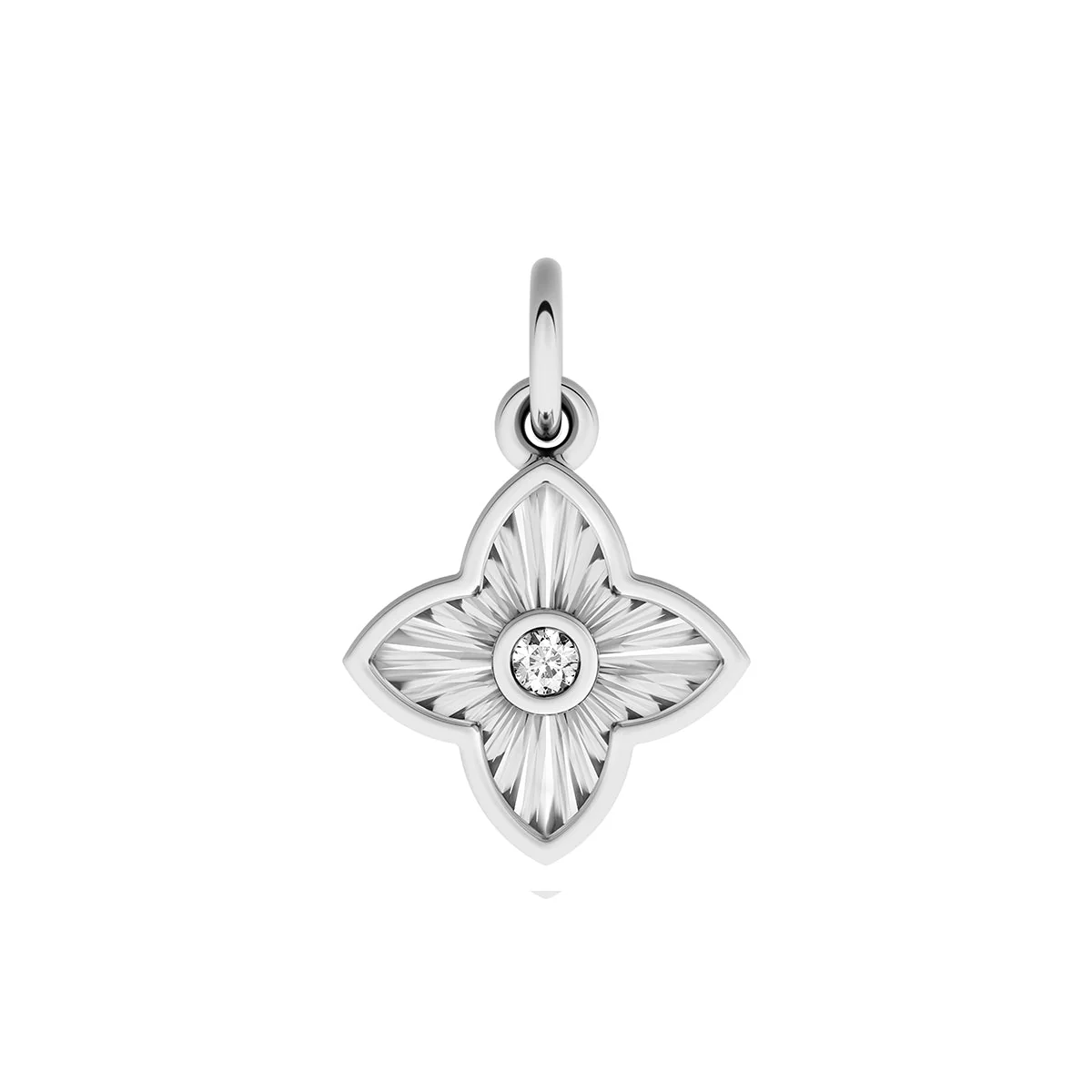 Made Mine Fine Charm - Flower (Silver) - Image 7