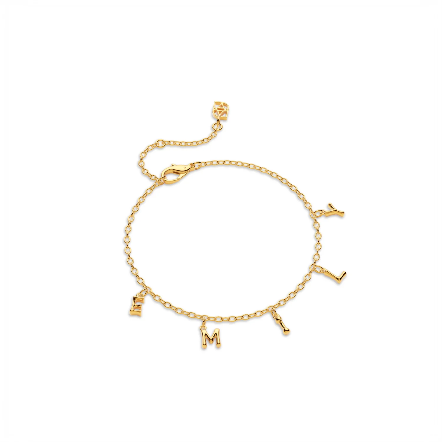 Made Mine Fine Name Bracelet (Gold) - Image 6