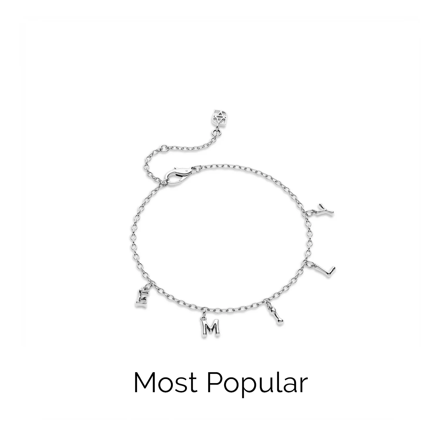Made Mine Fine Name Bracelet (Silver) - Image 7