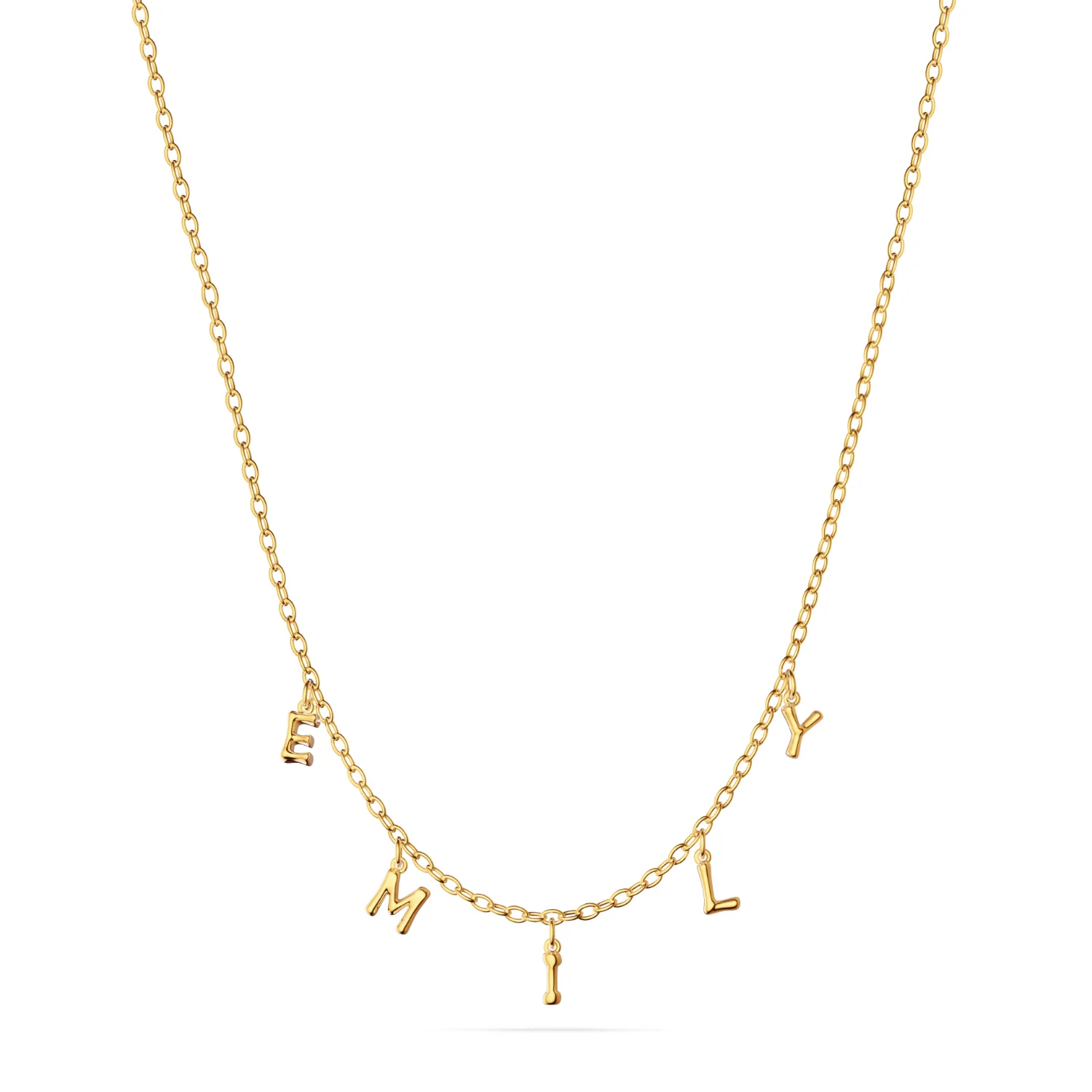 Made Mine Fine Name Necklace (Gold) - Image 10