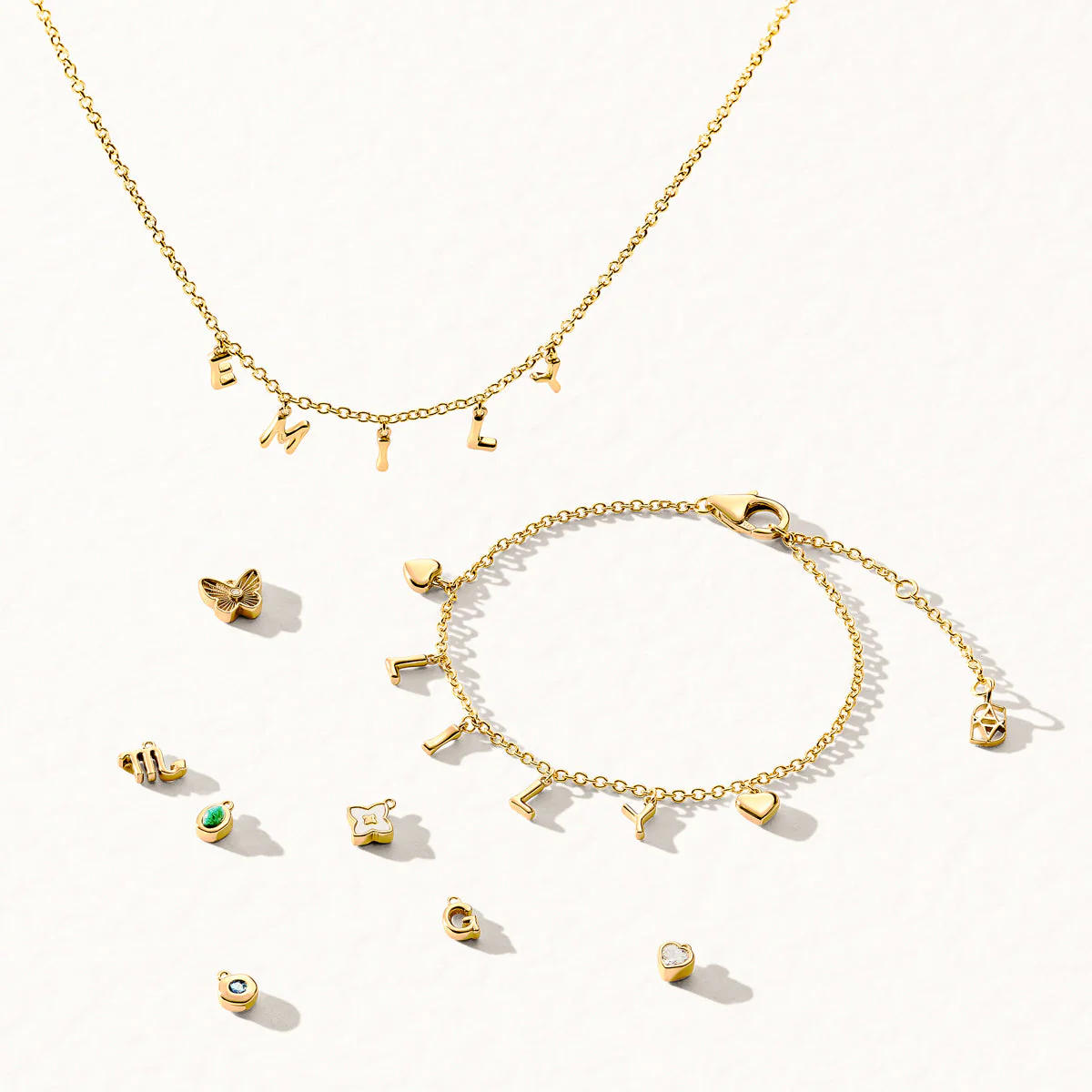 Made Mine Fine Name Necklace (Gold) - Image 6