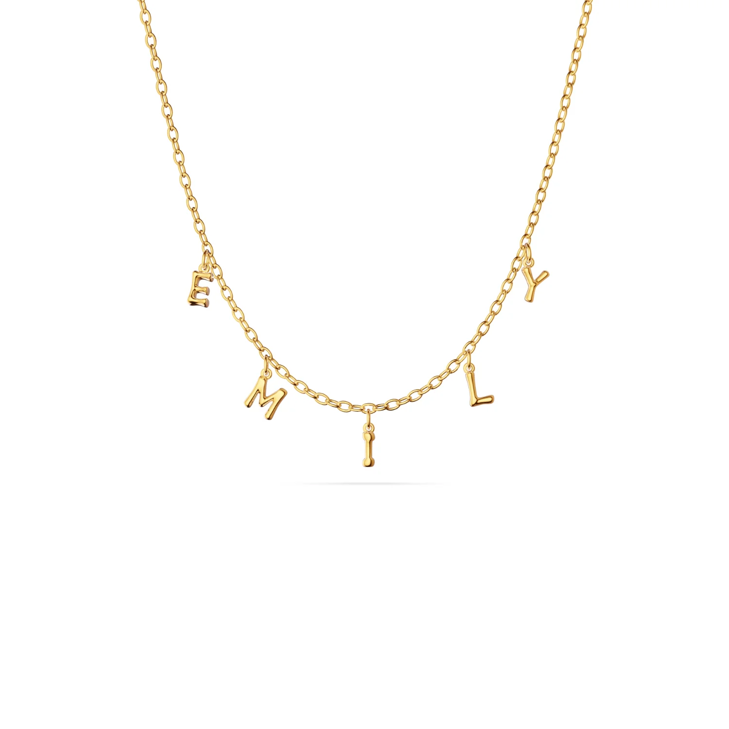 Made Mine Fine Name Necklace (Gold) - Image 8
