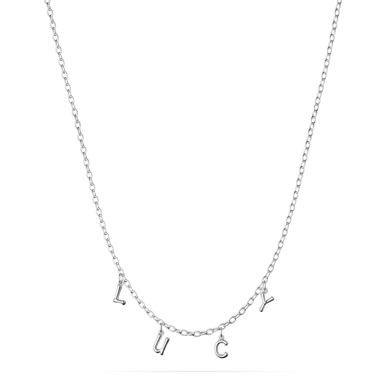 Made Mine Fine Name Necklace (Silver) - Image 9